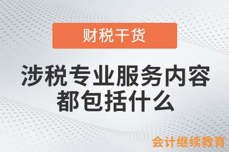 涉税专业服务内容全解析 专业财税视角下的核心领域